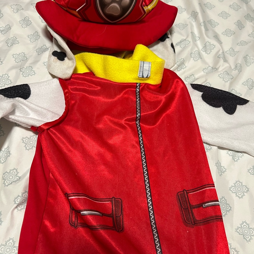 Paw Patrol Marshall Costume Red and Yellow Halloween